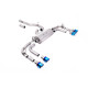 Výfukové systémy Milltek GPF-back exhaust (louder) for Volkswagen Tiguan R 320ps EA888.4 MQB EVO (GPF) 2021+ - Quad burnt titanium tips | race-shop.cz