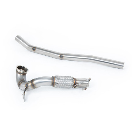 Výfukové systémy Milltek Large-bore downpipe with de-cat for Volkswagen T-Roc R 2.0TSI 300ps (Milltek 76.2 mm (3") 76.2mm) 2022+ | race-shop.cz