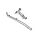 Výfukové systémy Milltek Large-bore downpipe with de-cat for Volkswagen T-Roc R 2.0TSI 300ps 2022+ | race-shop.cz