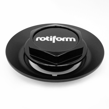 Středové pokličky Rotiform Six Center wheel cap, Black | race-shop.cz