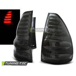 TUNING-TEC LED zadní světla pro TOYOTA LAND CRUISER 120 03-09 (bez homologace), kouřová