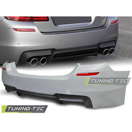 Body kit a vizuální doplňky TUNING-TEC zadní nárazník (Sport Style) pro BMW F10 10- 16 (pro parkovací senzory) | race-shop.cz