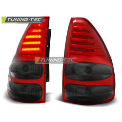 TOYOTA LAND CRUISER 120 03-09 ČERVENÉ KOUŘOVÉ LED SVĚTLA