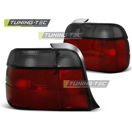 Osvětlení TUNING-TEC zadní světla pro BMW E36 12.90-08.99 COMPACT, červeno-kouřová, V1 | race-shop.cz