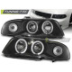 TUNING-TEC přední světla (Angel Eyes) pro AUDI A4 11.94-12.98 (H1), černá, V1