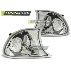 PŘEDNÍ SMĚROVÁ SVĚTLA CHROM pro BMW E46 04.99-08.01 COUPE