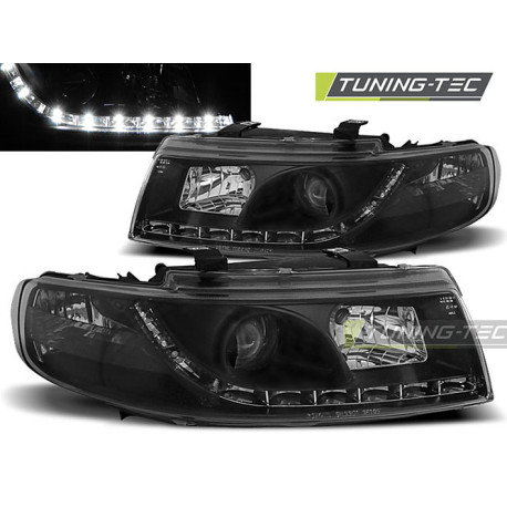 Osvětlení TUNING-TEC přední světla (DRL) pro SEAT LEON / TOLEDO 04.99-08.04 (H1), černá | race-shop.cz