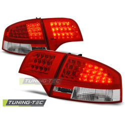 TUNING-TEC LED zadní světla pro AUDI A4 B7 11.04-11.07 SEDAN, červeno-bílá