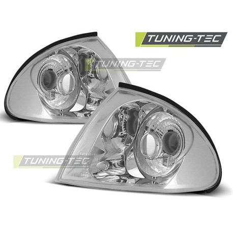 Osvětlení TUNING-TEC přední směrovky pro BMW E46 05.98-08.01, chrom, V2 | race-shop.cz