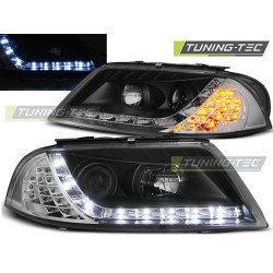 PŘEDNÍ SVĚTLA DAYLIGHT ČERNÁ pro VW PASSAT 3BG B5 FL 09.00-03.05