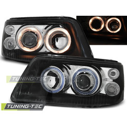 SVĚTLOMETY ANGEL EYES černý pro VW T5 04.03-08.09