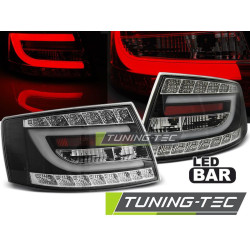 TUNING-TEC LED zadní světla pro AUDI A6 C6 SEDAN 04.04-08 7PIN (LIMOUSINE), černá