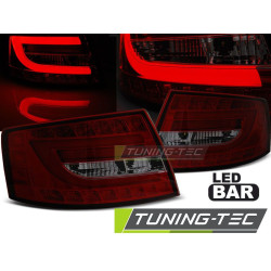 LED ZADNÍ SVĚTLA ČERVENÁ TMAVÁ pro AUDI A6 C6 SEDAN 04.04-08 7PIN