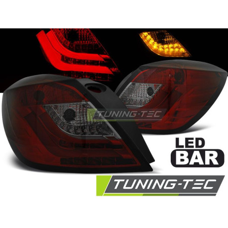 Osvětlení TUNING-TEC LED zadní světla pro OPEL ASTRA H 03.04-09 3D, červeno-kouřová | race-shop.cz