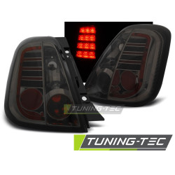 TUNING-TEC LED zadní světla pro FIAT 500 07-15 (HATCHBACK, CABRIO), kouřová