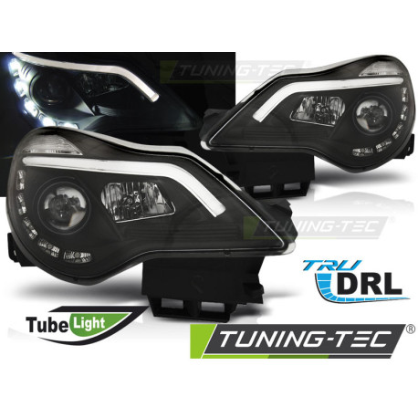 Osvětlení TUNING-TEC přední světla (DRL) pro OPEL CORSA D 11-14 (H1), černá | race-shop.cz