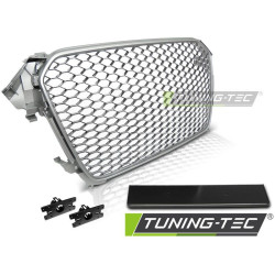 TUNING-TEC maska chladiče (Sport) pro AUDI A4 (B8) 11.11-15, stříbrný chrom