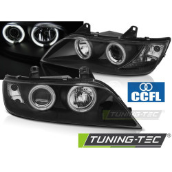 TUNING-TEC přední světla (CCFL, Angel Eyes) pro BMW Z3 01.96-02 (COUPE / ROADSTER, H1), černá