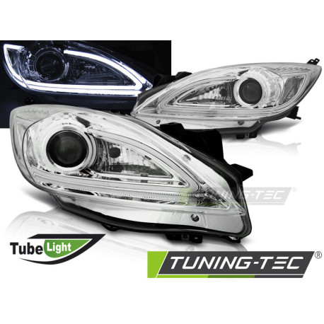 Osvětlení MAZDA 3 09-10.13 TUBE LIGHT CHROME | race-shop.cz