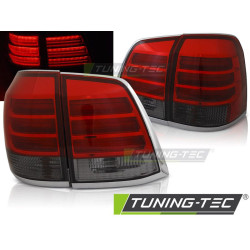 TUNING-TEC LED zadní světla pro TOYOTA LAND CRUISER FJ200 07-15 (bez homologace), červeno-kouřová