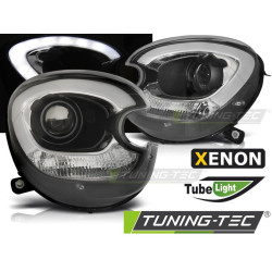 XENON PŘEDNÍ SVĚTLA TUBE LIGHT ČERNÁ pro BMW MINI (COOPER) R60 R61 COUNTRYMAN 10-14