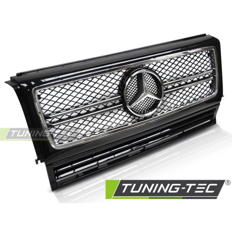 Body kit a vizuální doplňky TUNING-TEC maska chladiče (Sport) pro MERCEDES W463 90-12, černý chrom | race-shop.cz