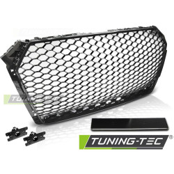 TUNING-TEC maska chladiče (Sport) pro AUDI A4 B9 15-19, lesklá černá