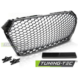 TUNING-TEC maska chladiče (Sport) pro AUDI A4 B9 15-19, stříbrný chrom