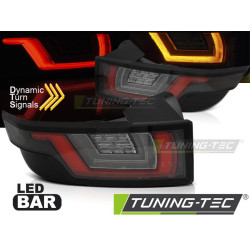 LAND ROVER RANGE ROVER EVOQUE 11-18 ČERVENÁ BÍLÉ ČERNÁ LED