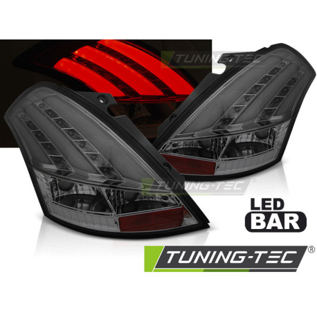 Osvětlení TUNING-TEC LED zadní světla (LED Bar) pro SUZUKI SWIFT V 10-17, kouřová | race-shop.cz