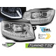 Osvětlení TUNING-TEC přední světla (Tube Light, DRL, SEQ) pro VW T6 15-19 (H11/H1), chrom | race-shop.cz