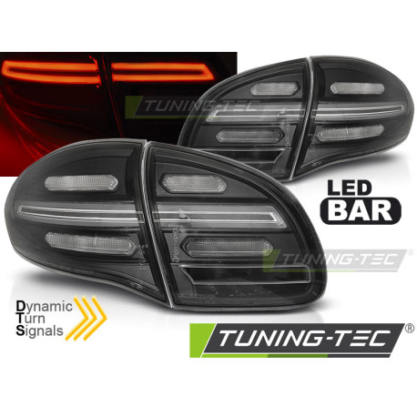 Osvětlení LED PÁS ZADNÍ SVĚTLA ČERNÁ SEQ pro PORSCHE CAYENNE 10-15 | race-shop.cz