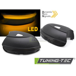 SMĚROVÁ SVĚTLA DO ZRCÁTEK TMAVÁ LED SEQ pro VW PASSAT B7 CC /JETTA /BEETLE / SCIROCCO