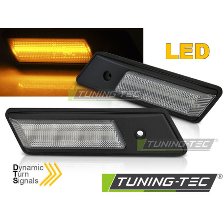 Osvětlení BOČNÍ SMĚROVKY CHROME LED SEQ pro BMW E34/E32/E36 | race-shop.cz