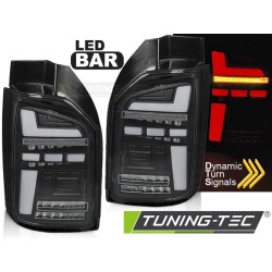 TUNING-TEC LED zadní světla (LED Bar, SEQ) pro VW T6,T6.1 15-21 (pro sériové LED světlo), černá