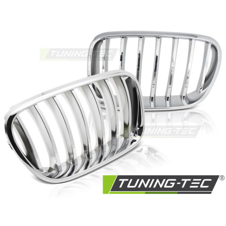 Body kit a vizuální doplňky TUNING-TEC maska chladiče pro BMW X3 F25 10-07.14, chrom | race-shop.cz