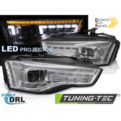 LED SVĚTLOMETY LED CHROME SEQ pro AUDI A5 11-16