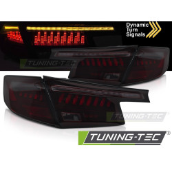 TUNING-TEC LED zadní světla pro BLAC HONDA CIVIC XI 21- HATCHBACK (bez homologace), červeno-kouřová