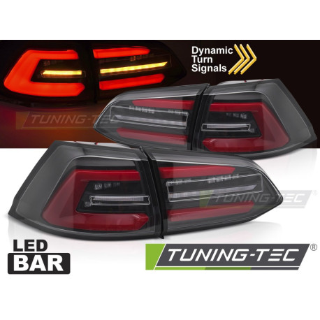 Osvětlení TUNING-TEC LED zadní světla pro W/REDSEQ VW GOLF 7 17-19 SW (VARIANT), černá | race-shop.cz