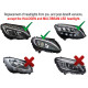 Osvětlení TUNING-TEC LED přední světla (Full LED) pro MERCEDES W205 14-21 (LED), černá | race-shop.cz