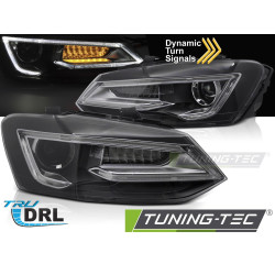 TUNING-TEC přední světla pro VW POLO V 9-17, černá