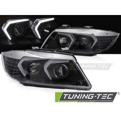 TUNING-TEC přední světla pro BMW E90/E91 05-08, černá