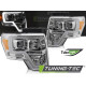 TUNING-TEC přední světla (Tube Light) pro FORD F150 MK12 08-14 (H7/H1, bez homologace), chrom