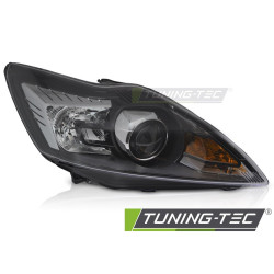 TUNING-TEC přední světlo pro FORD FOCUS MK2 08-10 (AFS, H7/H1, TYC), černá, pravé