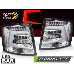 LED BAR ZADNÍ SVĚTLA CHROM PRO SKODA OCTAVIA III 16-20 SW OEM LED