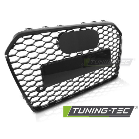Body kit a vizuální doplňky MŘÍŽKA SPORT lesklá ČERNÁ PDC pro AUDI A6 C7 14-18 | race-shop.cz