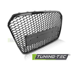TUNING-TEC maska chladiče (Sport) pro AUDI A6 C7 11-14 (pro parkovací senzory), lesklá černá