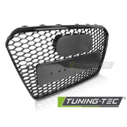 TUNING-TEC maska chladiče (Sport) pro AUDI A5 8T 8F 11-16 (pro parkovací senzory), lesklá černá