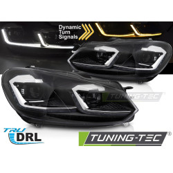 Světlomety pro VW GOLF VI 08-12 (SILVER LINE LED SEQ DRL)