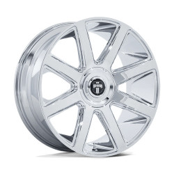 DUB DC273 PULL disk 24x10 5x115/5x120 74.1 ET15, Chrome